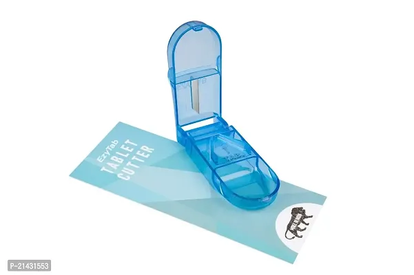 EzyTab Pill Cutter Blue Color Medicine Organizer-thumb2