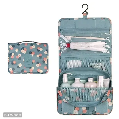 Sterling Hanging Travel Toiletry Kit Bag Cosmetic Organizer Pouch for Women and Girls Waterproof Travelling Storage-thumb0