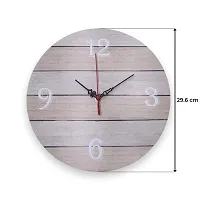 Wooden Wall Clock Antique Style Art Unique Decorative - 11.75 inch-thumb4