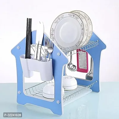 Useful 2 Shelves Kitchen Rack for Utensil