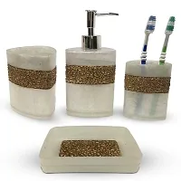 Storia Soap Dispenser Set for Bathroom Accessories Set, 4 Pcs-thumb4