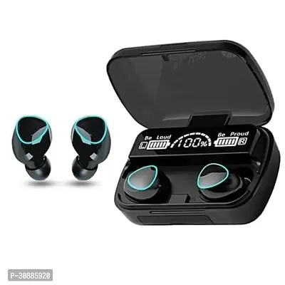 M10 TWS Bluetooth V5.1 in-Ear Wireless Earbuds with Upto 4 Hours Playback Stereo Sports Waterproof Bluetooth Earphones with Mic, Noise-Cancellation-thumb0