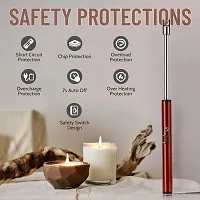 Electric Lighter For Candles Rechargeable Electric Gas Lighter/Plasma Lighter Flameless Windproof Usb Lighter 360Deg Flexible Neck Arc Lighter-thumb2