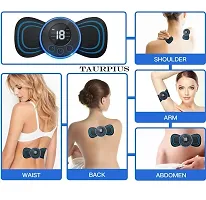 Body Massager Machine for Pain Relief Wireless Vibrating Massager 8 Mode 19 Strength Level EMS Massager Mini Massager Butterfly Massager for Shoulder Legs Massage Neck Massager Back Massager-thumb1