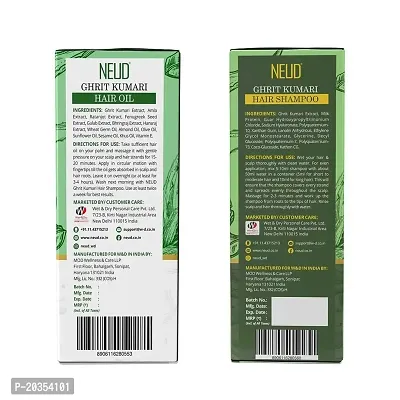 NEUD Combo - Ghrit Kumari Hair Oil and Shampoo for Men  Women-thumb5