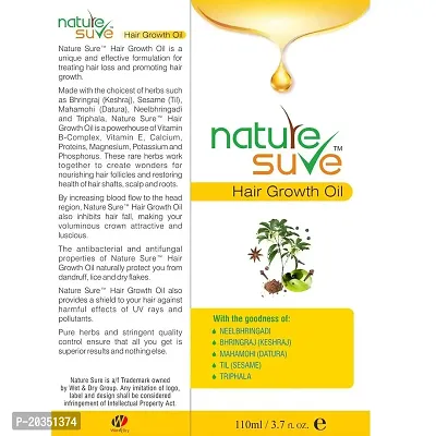 Nature Sure? Hair Growth Oil 1 Pack (110ml)-thumb4