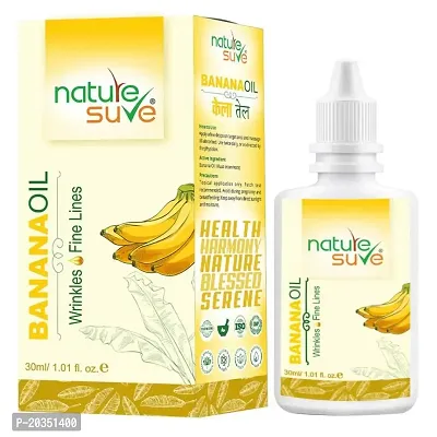 Nature Sure Banana Oil for Wrinkles and Fine Lines in Men  Women - 30ml