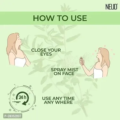 NEUD Tea Tree Facial Mist Spray for Acne-Prone Skin - 2 Packs (100 ml Each)-thumb2