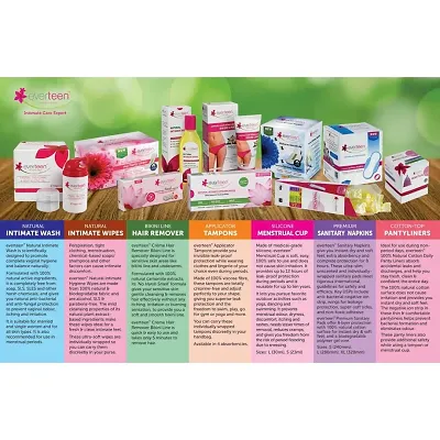 everteen Yogurt Natural Intimate Wash For Feminine Intimate Hygiene In Teens - 2 Pack (210ml)