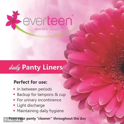 everteen Daily Panty Liners With Antibacterial Strip For Light Discharge & Leakage In Women - 3 Pack (36pcs)