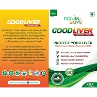Nature Sure Good Liver Capsules with Milk Thistle For Natural Protection Against Fatty Liver - 1 Pack (90 Capsules)-thumb1