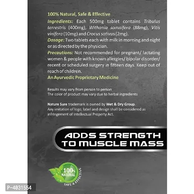 Nature Sure Muscle Charge Tablets For Strength & Protein Absorption - 1 Pack (60 Tablets)-thumb4