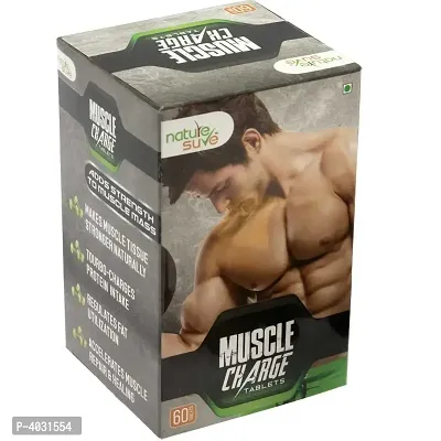 Nature Sure Muscle Charge Tablets For Strength & Protein Absorption - 1 Pack (60 Tablets)-thumb2
