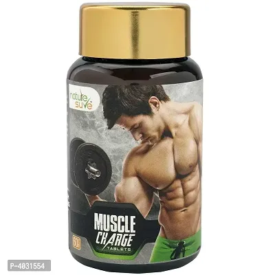 Nature Sure Muscle Charge Tablets For Strength & Protein Absorption - 1 Pack (60 Tablets)