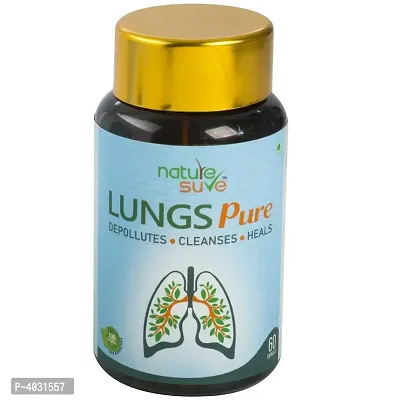 Nature Sure Lungs Pure Capsules For Respiratory Health In Men & Women - 1 Pack (60 Capsules)-thumb5