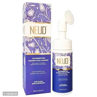 NEUD Illuminating Foaming Face Cleanser With Kumkumadi Oil and Green Tea - 2 Packs (150ml Each)-thumb5