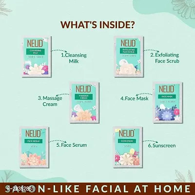 NEUD 6-Step DIY Makeover Facial Kit for Salon-Like Glow at Home (60 g, 2)-thumb2