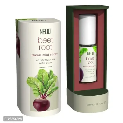 NEUD Beet Root Facial Mist Spray for Glowing and Moisturized Skin - 1 Pack (100 ml)