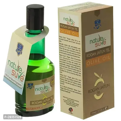 Nature Sure Rogan Jaitun Olive Oil For Men and Women - 2 Packs (110ml Each)-thumb2