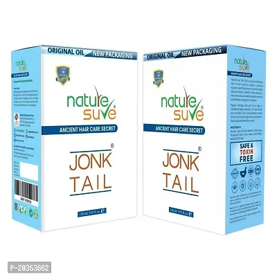 Nature Sure Jonk Tail Hair Oil for Men and Women - 2 Packs (150 ml Each)