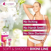 everteen Bikini Line Hair Remover Creme - Natural for Women (100g)-thumb1