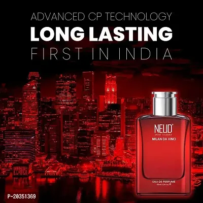 NEUD Milan Da Vinci Luxury Perfume for Cosmopolitan Men Long Lasting EDP - 1 Pack (100ml)-thumb3