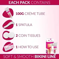 everteen Bikini Line Hair Remover Creme - Natural for Women (100g)-thumb3