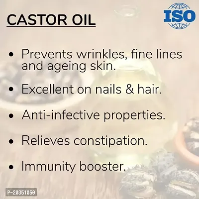 Nature Sure? Castor Oil (Arandi Tail) ? 1 Pack (110ml) extracted from Ricinus communis-thumb5