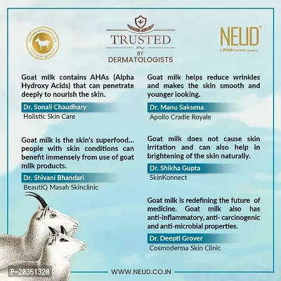 NEUD Goat Milk Premium Moisturizing Body Lotion for All Skin Types for Men and Women - 300 ml-thumb5