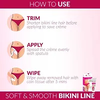 everteen Bikini Line Hair Remover Creme - Natural for Women (100g)-thumb2