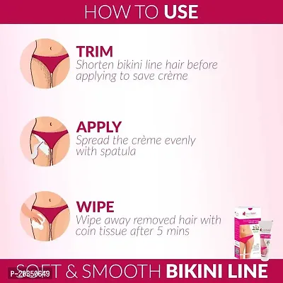 everteen Bikini Line Hair Remover Creme - Natural for Women (100g)-thumb3