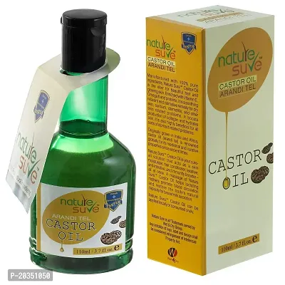 Nature Sure? Castor Oil (Arandi Tail) ? 1 Pack (110ml) extracted from Ricinus communis-thumb0