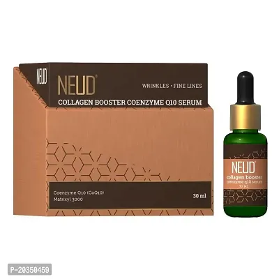 NEUD Collagen Booster Coenzyme Q10 Serum With Matrixyl 3000 and Aloe Vera - 1 Pack (30 ml)