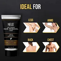 NEUD Anti-Tanning Hair Removal Cream for Arms, Legs, Chest and Back in Men and Women - Twin Pack (50g x 2 Tubes)-thumb3