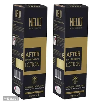 NEUD After Hair Removal Lotion for Skin Care in Men  Women ? 2 Packs (100 gm each)