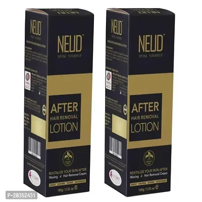 NEUD After Hair Removal Lotion for Skin Care in Men  Women ? 2 Packs (100 gm each)-thumb0