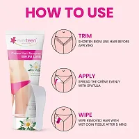 everteen Bikini Line Hair Remover Cr?me, Natural for Women - 2 Packs (100g Each)-thumb3