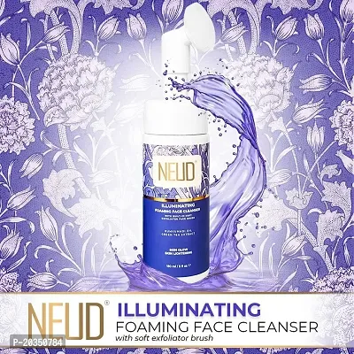 NEUD Illuminating Foaming Face Cleanser With Kumkumadi Oil and Green Tea - 2 Packs (150ml Each)-thumb2
