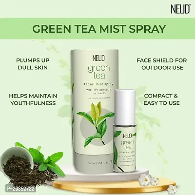 NEUD Green Tea Facial Mist Spray for Dehydrated  Irritated Skin - 1 Pack (100 ml)-thumb2