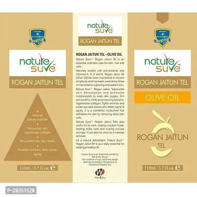 Nature Sure Rogan Jaitun Olive Oil For Men and Women - 2 Packs (110ml Each)-thumb3