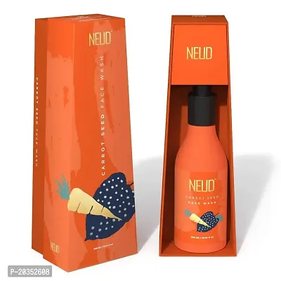 NEUD Carrot Seed Premium Face Wash for Men  Women, White, 300 ml (Pack of 1)