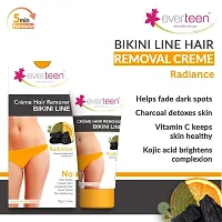 Everteen RADIANCE Bikini Line Hair Remover Creme with Charcoal, Kojic Acid and Vitamin C-thumb1