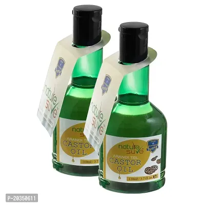 Nature Sure Castor Oil (Arandi Tail) - 2 Packs (2x110ml) extracted from Ricinus communis-thumb5