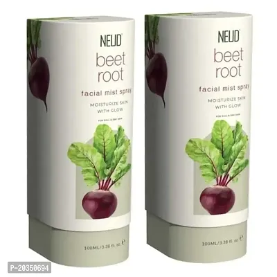 NEUD Beet Root Facial Mist Spray for Glowing and Moisturized Skin - 2 Packs (100ml Each)-thumb0