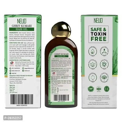NEUD Premium Ghrit Kumari Hair Oil for Men  Women - Pack 2 (150 ml Each)-thumb3