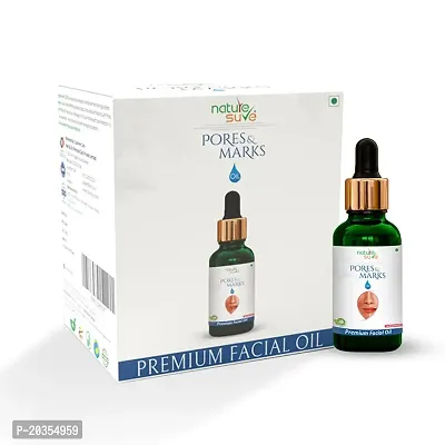 Nature Sure Pores and Marks Premium Facial Oil for Skin Pores, Stretch Marks and Fine Lines (Pack of 1, 30ml)-thumb0