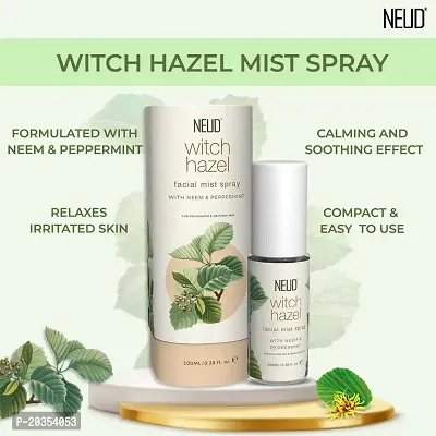 NEUD Witch Hazel Facial Mist Spray for Dehydrated  Irritated Skin - 1 Pack (100 ml)-thumb2