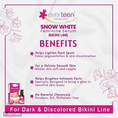 everteen Snow White Feminine Serum Bikini Line for Women - 1 Pack (30ml)-thumb4