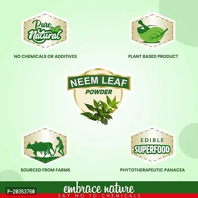 Nature Sure Neem Leaf Powder 200g with Rose Water 50ml-thumb4