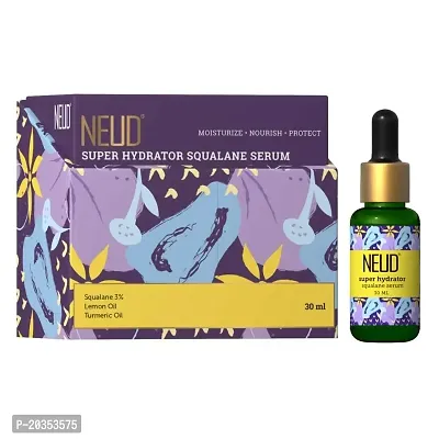 NEUD Super Hydrator Squalane Serum With Lemon Oil, Turmeric Oil  Reverskin - 1 Pack (30 ml)